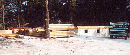 kit Form Lincoln Log Home